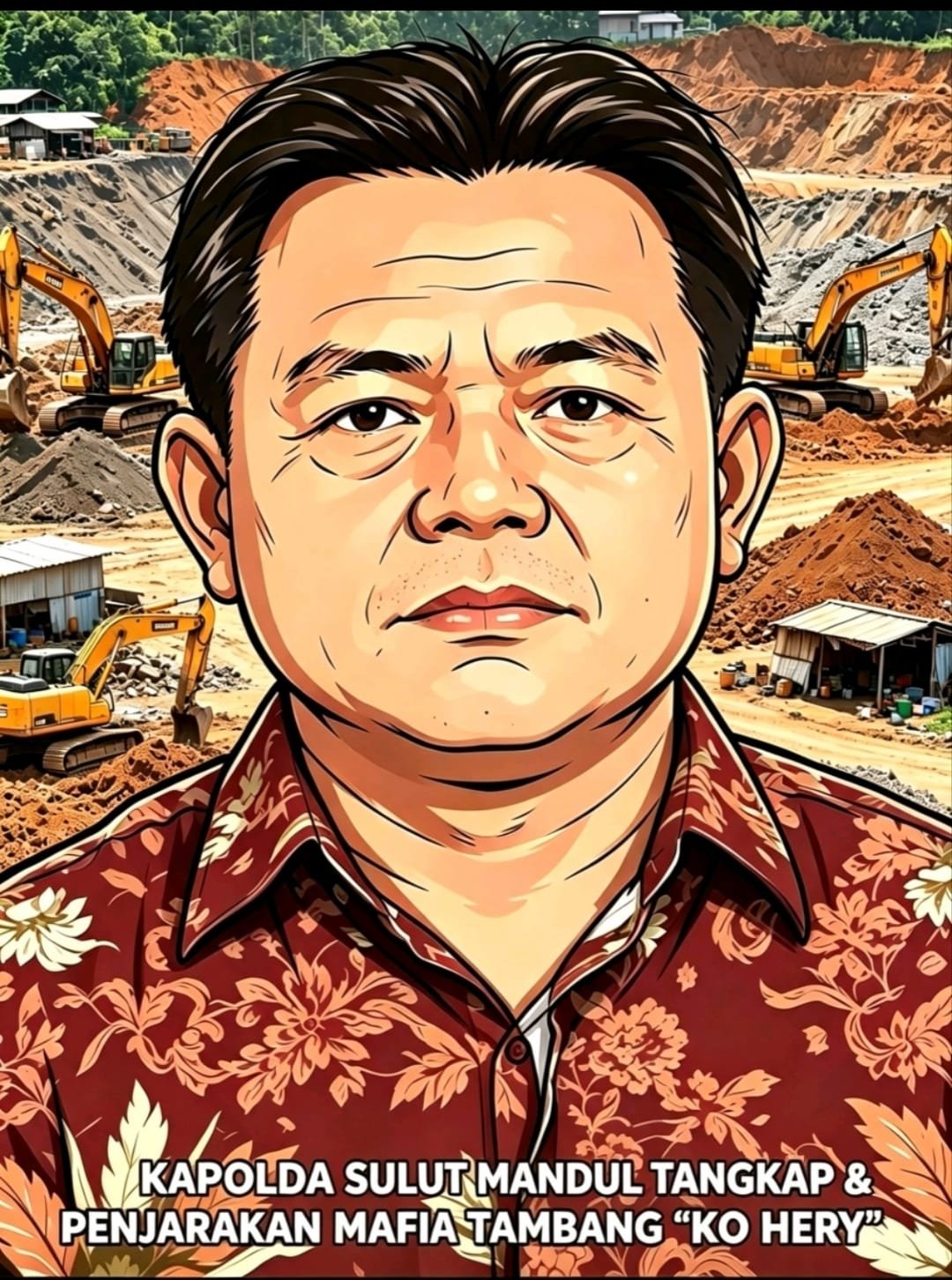 Kapolda Sulut Jangan Mandul, Tangkap dan Penjarakan Mafia Tambang Ko Hery Diduga Perusak Lingkungan Hidup